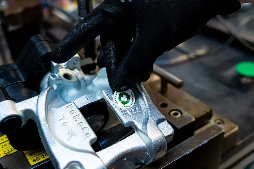 reman-sticker-on-brake-caliper