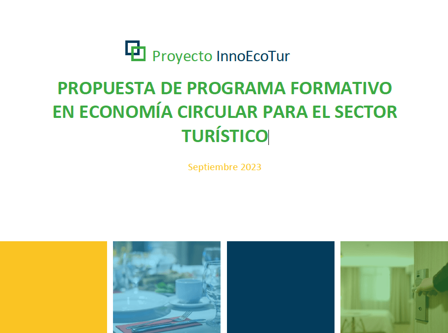 Propuesta de programa formativo en Economía Circular para el sector turístico