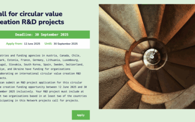 Convocatoria EUREKA para proyectos de I+D en Economía Circular