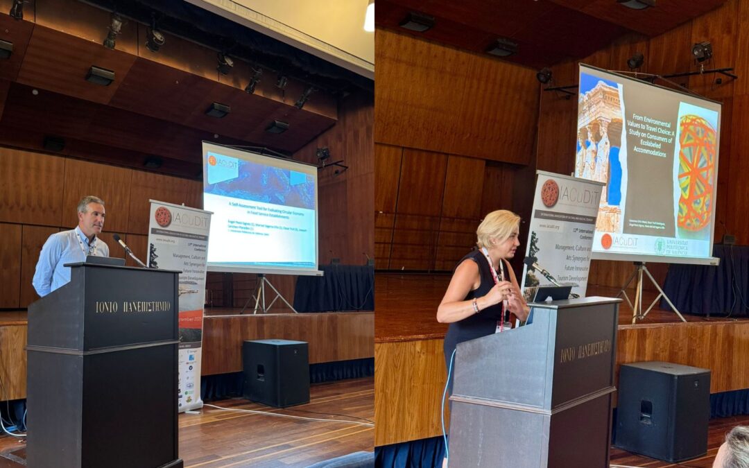 El equipo Lab Hot-EC participa en el Congreso Internacional IACuDiT 2025 con investigaciones sobre turismo sostenible y economía circular