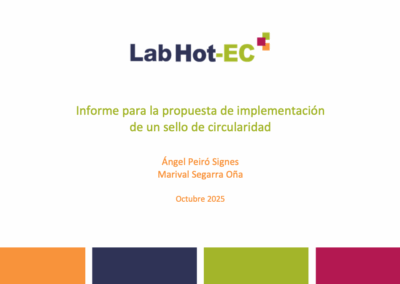Informe para la propuesta de implementación de un sello de circularidad